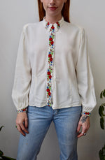 Forties Embroidery Blouse