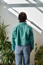 Vintage Cropped Workwear Jacket