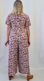 Flowy Floral Rayon Pantsuit