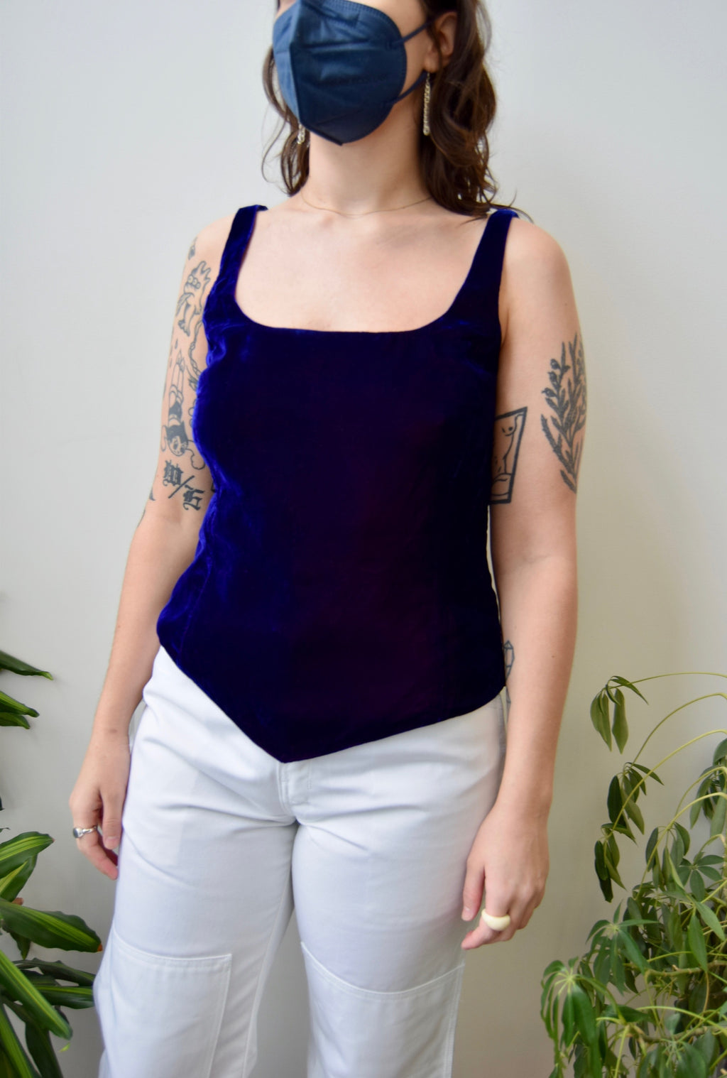 Purple Velvet Bodice