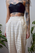 Designer Structured Trousers