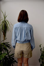 Ruched Tie Top