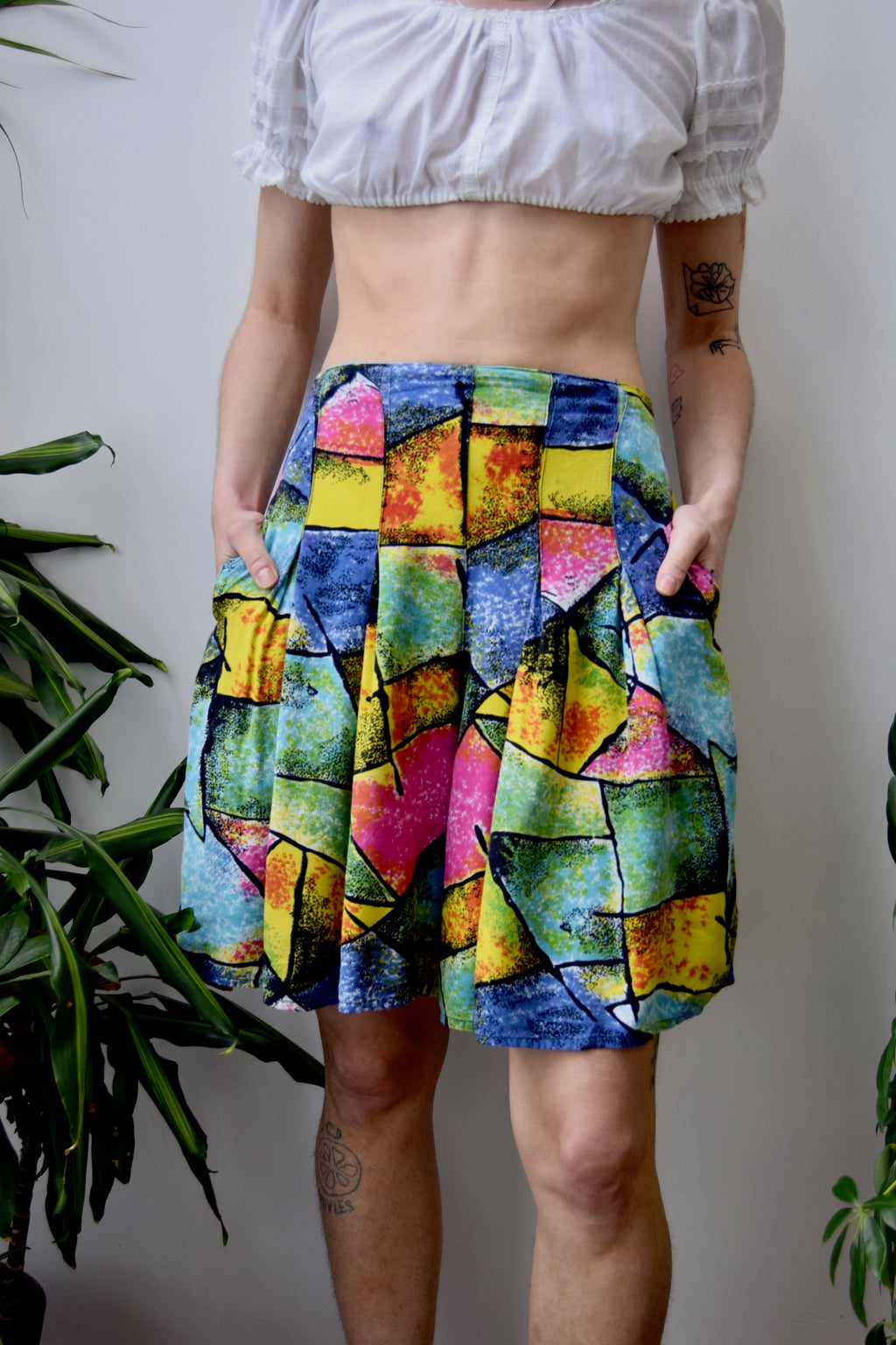Rayon Stained Glass Shorts