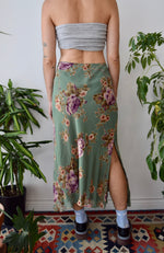 Floral Bias Cut Skirt