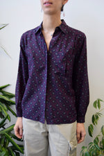Pleated Silk Blouse