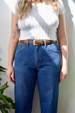 Pressed Croc Western Belt