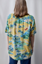 60's Men's Rayon Hawaiian Button Up