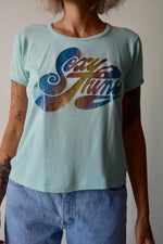 Vintage 70's Sexy Thing Minty Green T-Shirt