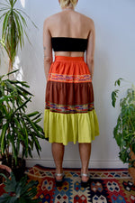 Vintage Cotton Patio Skirt