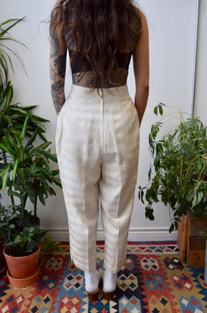 Designer Structured Trousers