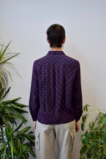 Pleated Silk Blouse