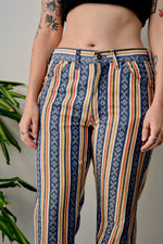 Vintage Patterned Levis Trousers