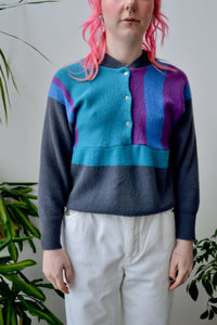 Eighties Colour Block Ski Sweater