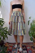 Vintage Cotton Santa Fe Skirt