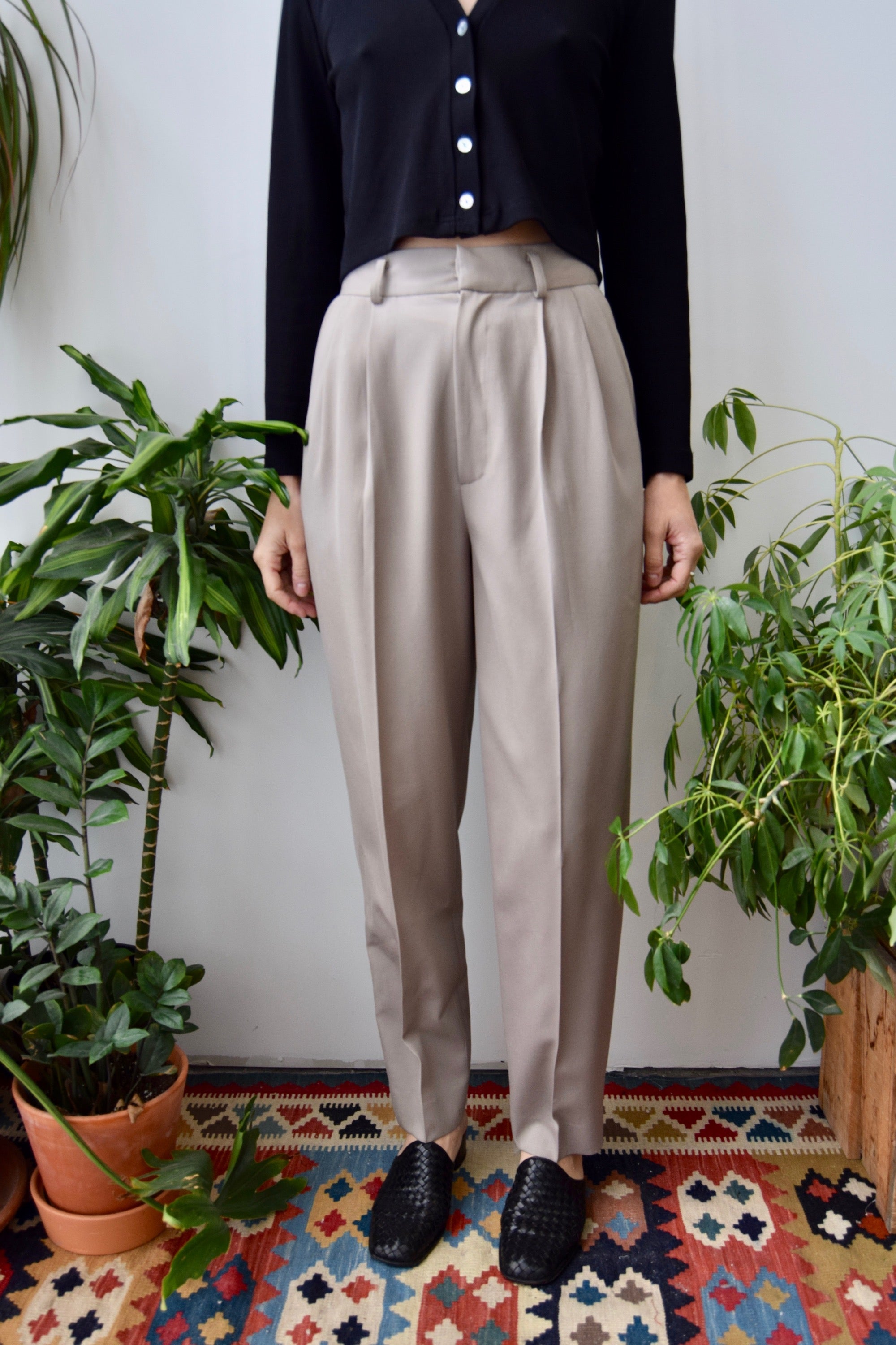 Tan Wool Trousers