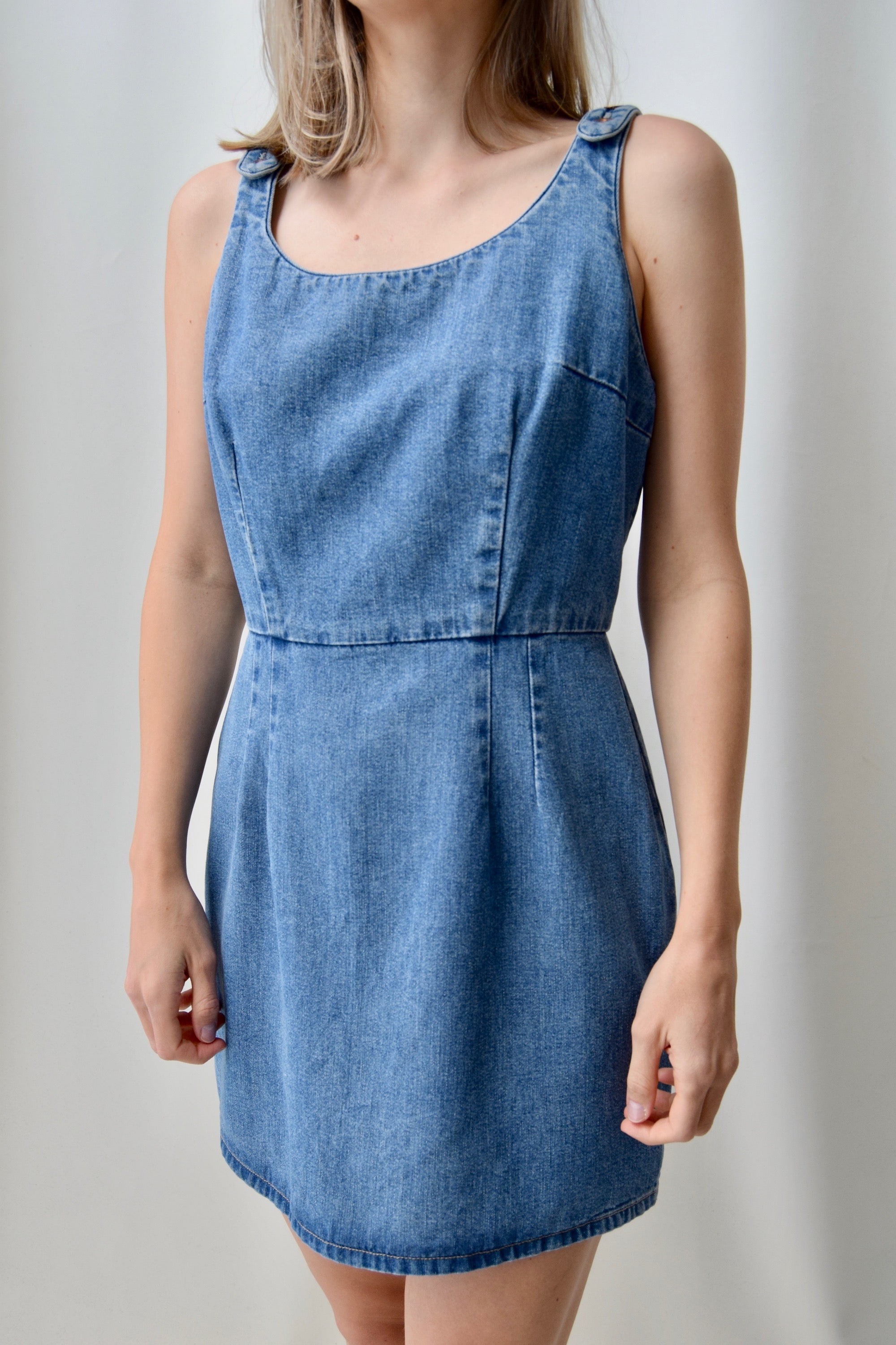 guess denim dress 90's Guess Denim Dress – Community Thrift and Vintage