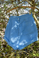 1950's Sky Blue "Queen Casuals" Short Shorts