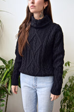 Cable Knit Merino Turtleneck