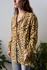 Cheetah Button Up