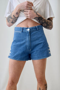 Vintage Aye Aye Sailor Denim Shorts