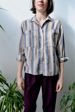 Soft Striped Button Up