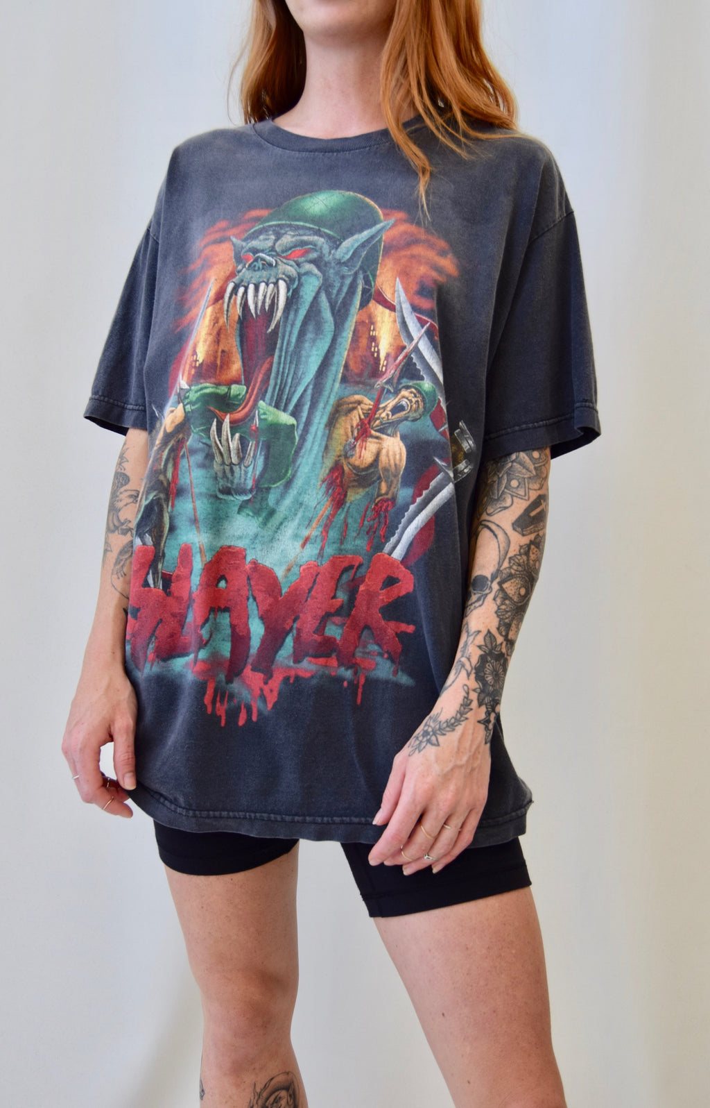 Faded Slayer Demon Band Tee