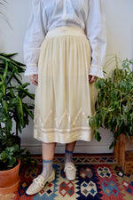 Eighties Does Twenties Silk Skirt