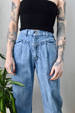 Eighties Baggy Acid Wash Jeans