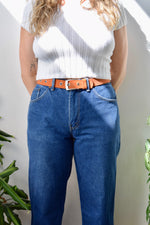 Burnt Orange Suede Belt