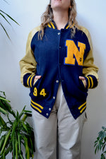 Nineties Rangers Letterman Jacket