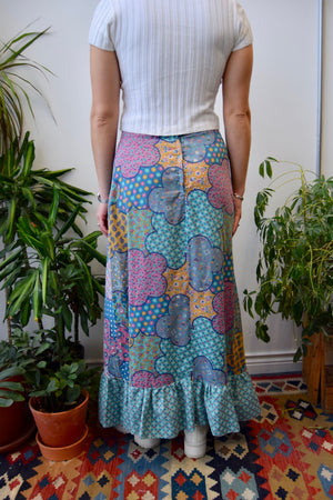 Seventies Pastel Quilt Skirt