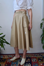 Aline Khaki Designer Skirt