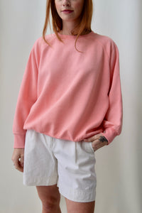 90's Coral Sweatshirt