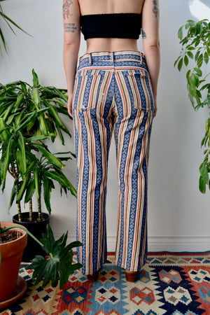 Vintage Patterned Levis Trousers