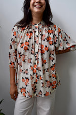 Crepe Floral Blouse