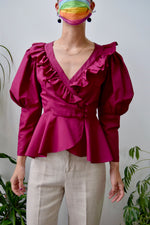 Aubergine Party Top