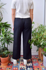 Subtle Stripe Wool Trousers