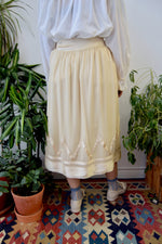 Eighties Does Twenties Silk Skirt