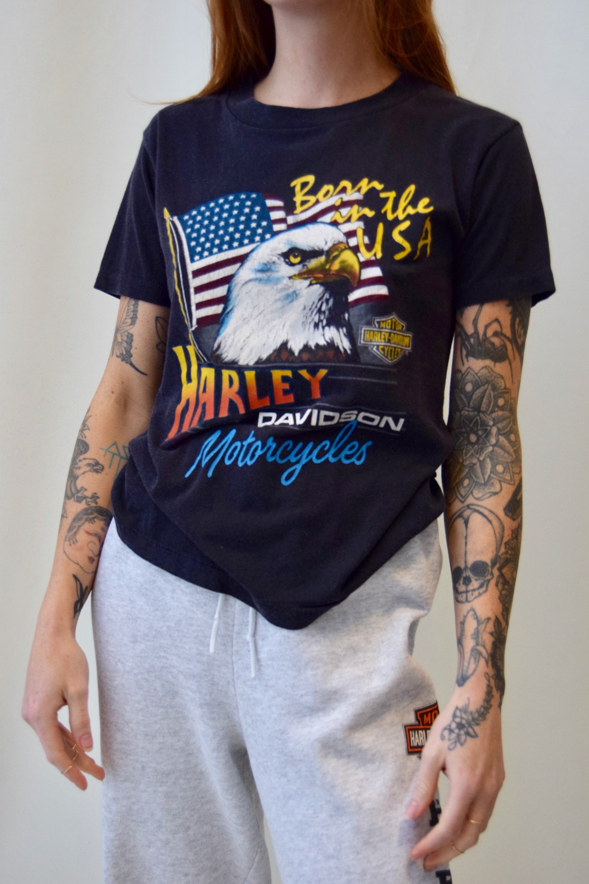 Born In The USA Harley Davidson T-Shirt