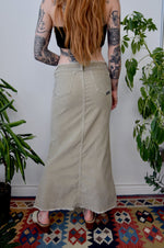 Raw Edge Aughts Cord Skirt