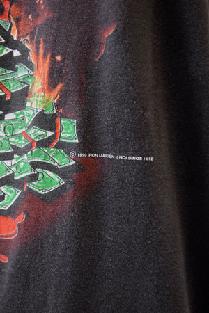 1990 Iron Maiden "Holy Smoke" Cut Off T-Shirt