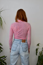 Cotton Candy Lace Top