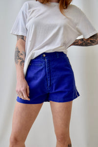 Cobalt Blue Vintage Shorts