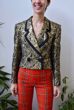 Cropped Gilt Blazer