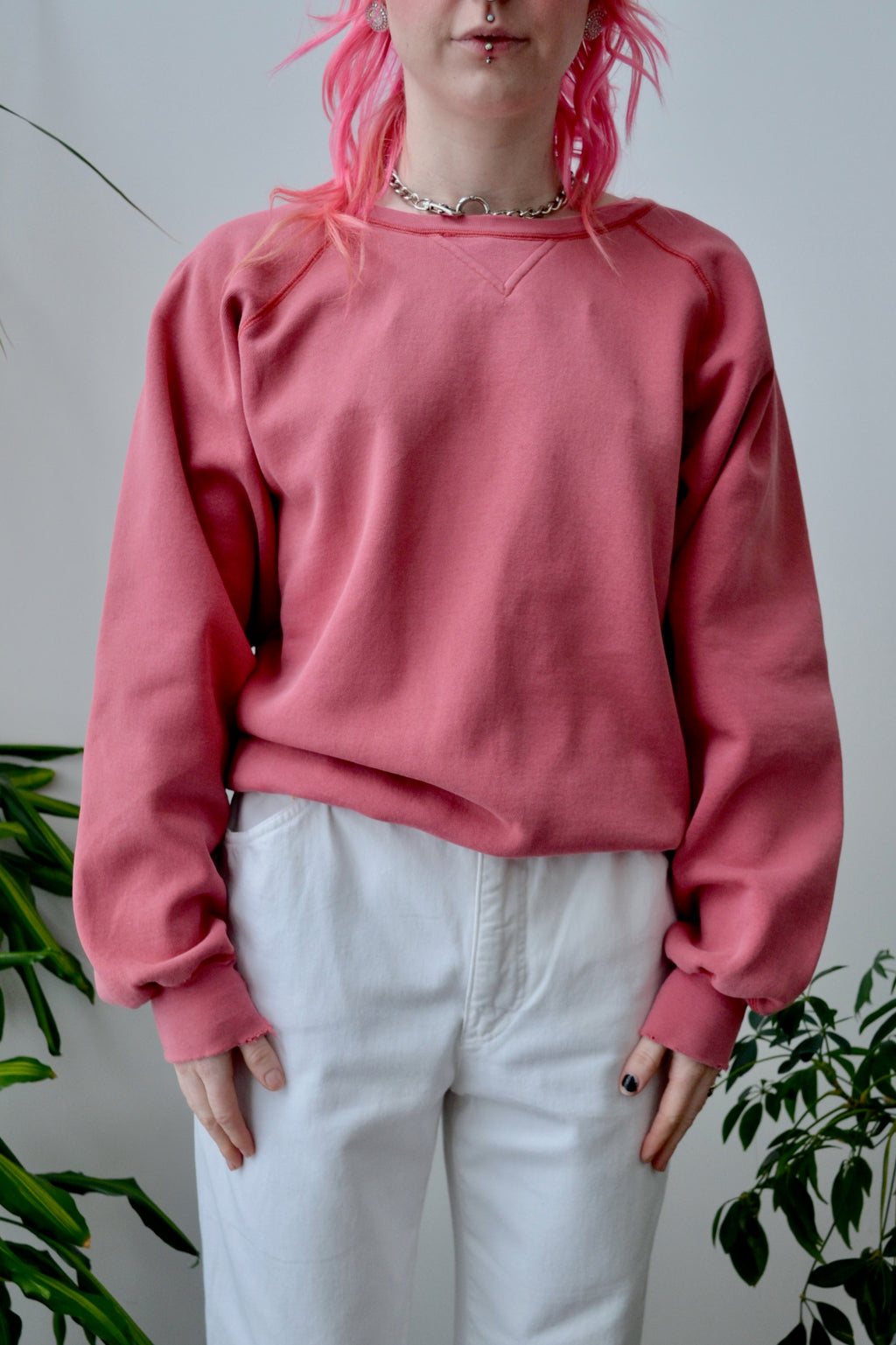 J Crew Rouge Pink Sweatshirt