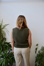 Cotton/Linen Knit Vest