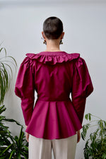 Aubergine Party Top