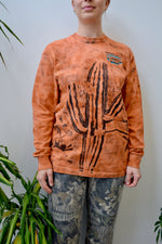Copper Bowl Long Sleeve Allover Print Tee