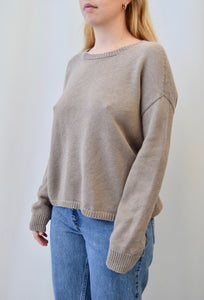 Eileen Fisher Cropped Cotton Sweater