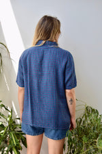 Flax Brand Plaid Top